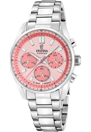 Festina Womens F20753-4 Boyfriend Watch - Silver - One Size