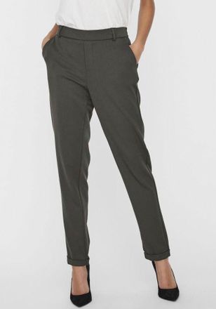 Vero Moda Anzughose VERO MODA VMMAYA MR LOOSE SOLID PANT NOOS, Damen, Gr. XS, L&auml;nge 34, peat, Web, Obermaterial: 62% Polyester, 33% Viskose, 5% Elasthan, unifar