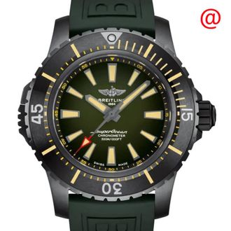 Breitling Pre-owned Breitling Superocean Automatic Green Dial Mens Watch V17369241L1S2
