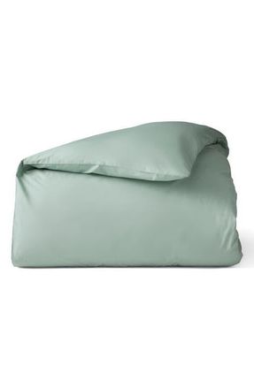 Coyuchi Refined Organic Cotton Duvet Cover in Seafoam at Nordstrom, Size King/california King