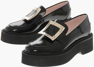 Roger Vivier Patent Loafers With Platform Sole size 40