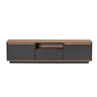 Calicosy Mueble de tv con 3 abatibles y 1 nicho l160 cm - efecto
