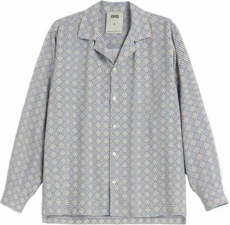 OAS Mens Forti Brillo Long Sleeve Shirt In Light Blue