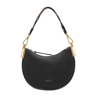 Coccinelle Sunup Schoudertas - Dames - Schoudertassen - Zwart - ONE Size - Leer - Tassen