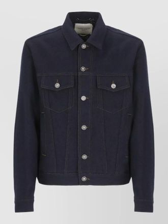 Jacob Cohen wool overshirt jacket collar neckline