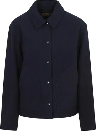 Filson Jassen, Dames, Blauw, S, Wol, Spokane Insulated Jacket