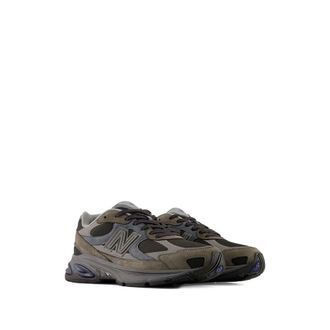 New Balance Suede Lace-Up Sneaker - Green