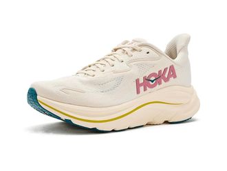 Hoka One One Clifton 10 Womens Shoes Birch/Alabaster : 10.5 B - Medium