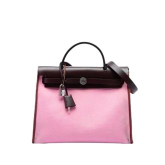 Herm&egrave;s Pre-owned Herbag Zip 31 - Dames - Pre-owned - Roze - Maat: ONE Size Zijde
