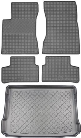 OEM Mercedes Gla H247 Suv (5 Puertas) Desde Diciembre De 2019. Juego De Alfombrillas De Goma Para Coche Y Alfombrilla Para Maletero