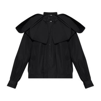 Comme Des Gar&ccedil;ons Shirt Met Decoratieve Strik - Dames - Blouses & Shirts - Zwart - Maat: XS