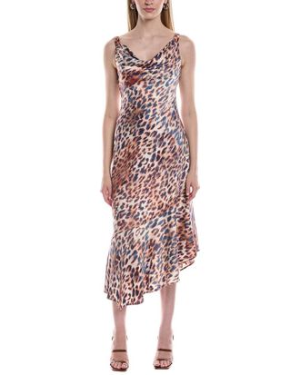 Kenneth Cole Cowl Neck Midi Dress
