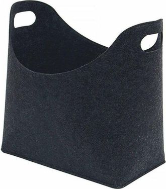 OEM Cesta De Almacenamiento Plegable De Fieltro Para Le&ntilde;a, Bolsa Para Troncos, Transportador De Le&ntilde;a, Revistero