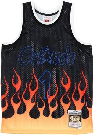 Mitchell & Ness Sportswear, male, Multicolor, Size: S NBA Swingman Jersey Flames Hardaway 1994-95