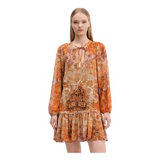 Desigual Bohoshort Jurk - Dames - Korte kleedjes - Veelkleurig - S - Polyester - Kleedjes