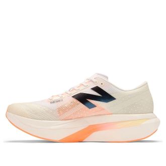 New Balance FuelCell SuperComp Elite v4 White Angora Hot Mango MRCELCW4