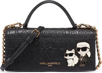 Karl Lagerfeld Meribel Wallet in Black/gold at Nordstrom