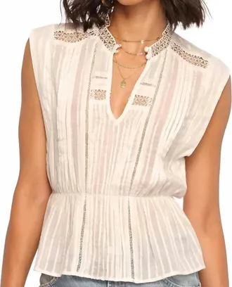 Heartloom Evita Top In Eggshell