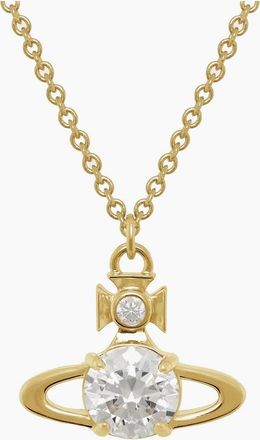 Vivienne Westwood Womens Reina Large Pendant Gold - Size: OS
