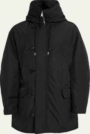 Givenchy Mens Couture Seam Hooded Parka