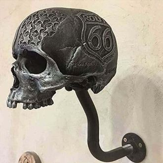 OEM Soporte Para Casco De Motocicleta Con Forma De Calavera, Gancho Para Casco De Motocicleta, Soporte Central Para Casco De Motocicleta Con Forma De Cala
