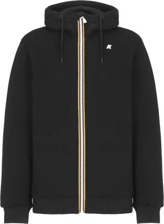 K-Way Rainer Spacer - Heren - Vesten met rits - Zwart - S - Polyester - Hoodies & sweatvesten
