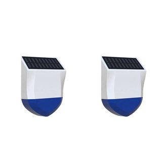OEM 2 Alarmas Neo Graffiti Smart Zigbee Con Sonido Y Luz, Alarmas Exteriores Con Sonido Y Luz, Resistentes Al Agua Y Alimentadas Por Energ&iacute;a Solar