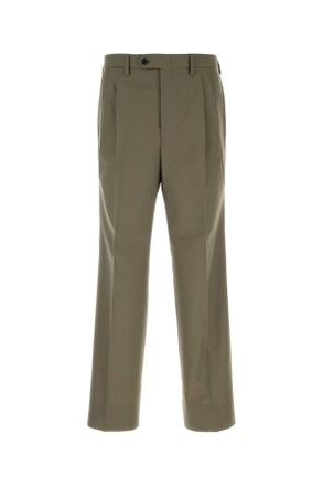 Prada Sage Green Wool Blend Pant