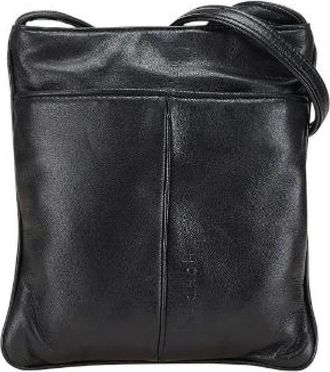 Loewe Pre-owned Cross Body Bags, female, Black, Size: ONE SIZE Pre-owned Leather shoulder-bags