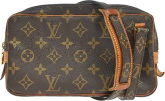 Louis Vuitton Marly Monogram Brown Canvas Handbag (Pre-Owned)