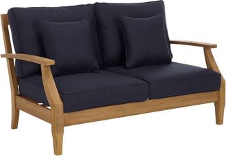 Safavieh Couture Martinique Wood Patio Loveseat