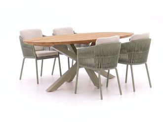 Hartman Hartman Sevilla/San Sebastian 200cm dining tuinset 5-delig