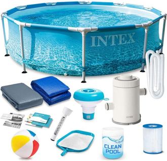 OEM Piscina De Estructura 305x76 Cm 16 En 1 Intex 28208