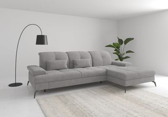 Sit&more Ecksofa »Amica, L-Form, inkl. Sitztiefenverstellung & Armteilverstellung« wahlweise mit Bettfunktion, Bettkasten und Kopfteilverstellung