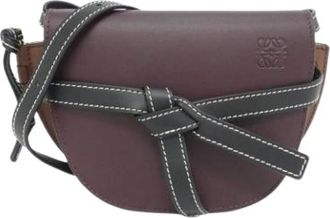 Loewe Pre-owned Cross Body Bags, female, Purple, Size: ONE SIZE Pre-owned Shoulder Bag