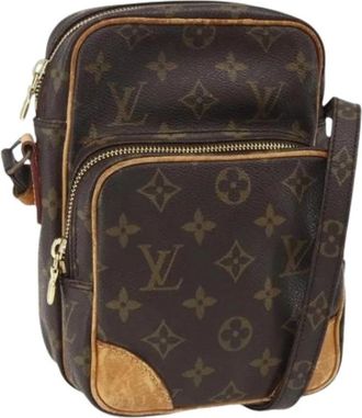 Louis Vuitton Pre-owned Vintage Cross Body Bag - Dames - Vintage Schoudertas - Bruin - ONE Size - Vintage