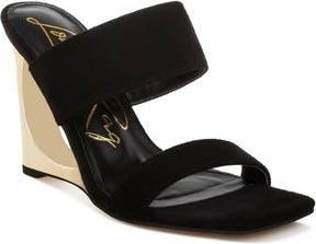 London Rag Zimeski Wedge Sandal in Black at Nordstrom Rack, Size 8.5
