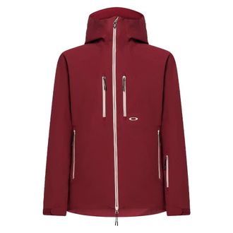 Oakley Mens Kendall Recycled Shell Jacket 2.0 TECH, Iron Red, M