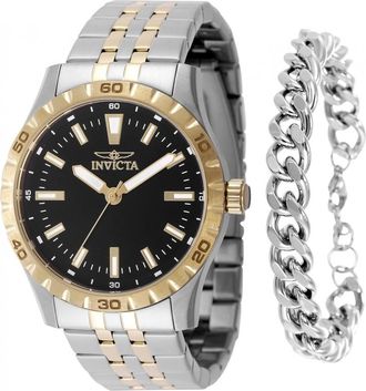 Invicta Specialty Quartz Black Dial Mens Watch 48281