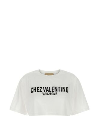 Valentino Womens Chez Valentino Womens Cotton T-Shirt