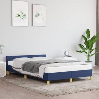 vidaXL vidaXL Giroletto senza Materasso Blu 120x190 cm in Tessuto