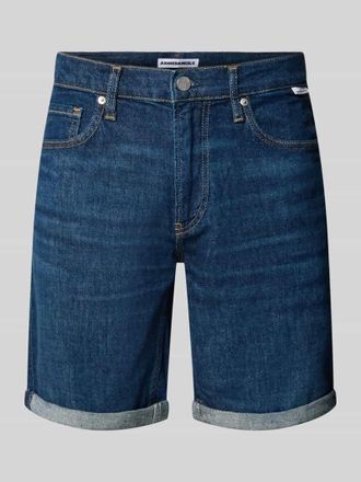 Armedangels Armedangels Slim Fit Jeansshorts aus Baumwoll-Mix Modell NAAILO in Dunkelblau, Gr&ouml;&szlig;e 30