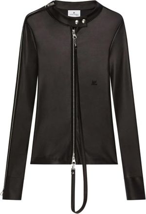 Courr&egrave;ges Top - Dames - Zomerjassen - Zwart - M - Jassen