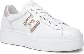 Nero Giardini Jewel Logo Platform Sneaker in White at Nordstrom Rack, Size 11Us / 41Eu