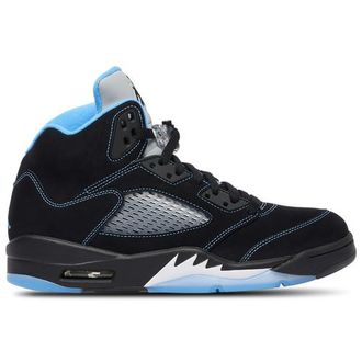 Nike Jordan Mens Retro 5 - Basketball Shoes Black/University Blue Size 10.0