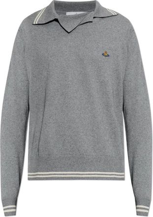 Vivienne Westwood Tops, Heren, Grijs, S, Katoen, Doubletake Polo