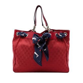 Gucci Tweedehands Grote Gg Canvas Positano Tote