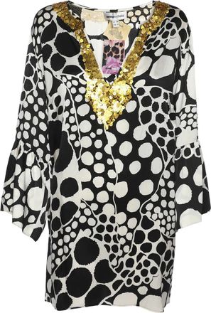 Anna Scholz Blusa con scollo a V - Nero