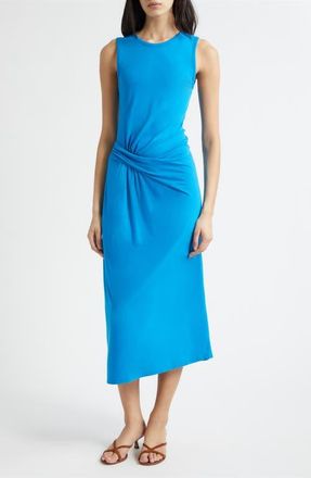 Ramy Brook Addison Sleeveless Midi Dress in Aegean Blue at Nordstrom, Size Xx-Small