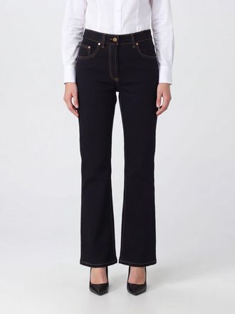 Versace Mid-Rise Flared Jeans in Cotton Denim with a 5-Pocket Design